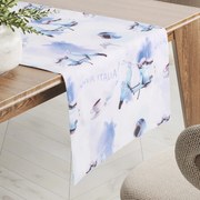 Biante Bavlnený behúň na stôl Sandra SA-289 Viva Italia modrá 20x120 cm