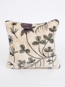 Obliečka na vankúšik mikroplyš Exclusive 40 × 40 cm - Herbár béžový