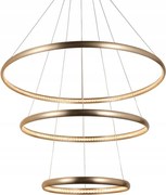 Luxusná glamour lampa vo forme Saturnových krúžkov nad stôl Brighton 3 55W