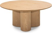 Okrúhly konferenčný stolík Torino 100 cm dub prírodný