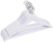 Drevené ramienka RONDO 30 ks biele