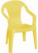 Stolička detská žltá