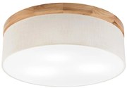 Brilagi - LED Stropné svietidlo BELLADONNA 3xE27/15W/230V pr. 50 cm krémová/dub BG1358