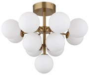 Globo 56143-13GD - Prisadený luster GRAPPY 13xG9/5W/230V pr. 56 cm zlatá