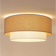 BRILAGI - LED stropné svietidlo BOHO ECO 1xE27/10W/230V pr. 40 cm béžová/krémová