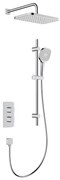 KFA Armatura 5759-301-00 - Sprchová súprava s termostatickou podomietkovou batériou MALAGA l. chróm