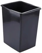Elletipi Plastový kôš s rukoväťou 17 l, čierna