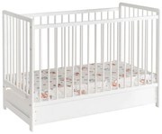 Postieľka Cypi II Plus Zásuvka+Matrac Biely