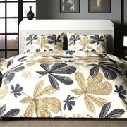 Krepové obliečky Homa TORRY LEAFS 2-dielna sada 140x200 cm