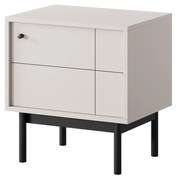 Nočný stolík Japandi (S54), kašmír