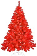 Červený umelý vianočný stromček, 150 cm 415 vetiev