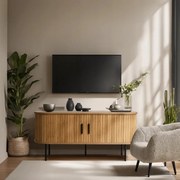 PROXIMA.store - Elegantný TV stolík TRISH FARBA: dub