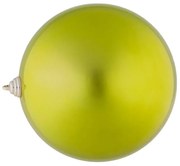 DECOLED Plastová guľa, d. 20 cm, zelená, lesklá