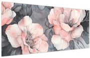 Obraz - Séria kvetov (120x50 cm)