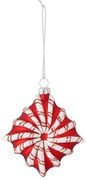 Sklenená vianočná ozdoba 9 cm Candy – Bloomingville