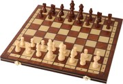 ČistéDrevo Drevené šachy 3 v 1 - 49 x 49 cm