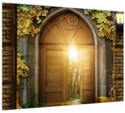 Obraz - Brána v lese (70x50 cm)