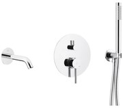 KFA Armatura 5039-401-00 - Vaňová sada s podomietkovou batériou MOZA lesklý chróm