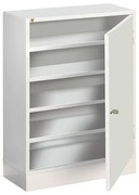 Kancelárska skrinka SERVE, 800x660x275 mm, biela