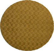 Kusový koberec Diamond Cut 800 Honey kruh, 120x120 (priemer) kruh, hnedá, obývacia izba, Obsession