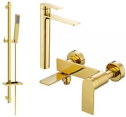 Mexen Zero DQ02 vaňová súprava, zlatá - 7113DQ02-50