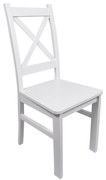 Jedálenská stolička NATE biela