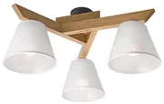 Lamkur Prisadený luster ANTONIO 3xE14/40W/230V dub LA40264