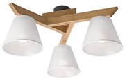 Prisadený luster ANTONIO 3xE14/40W/230V dub