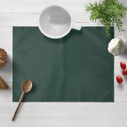 Biante Bavlnené saténové prestieranie na stôl ST-018 Tmavé lesné zelené 30x40 cm