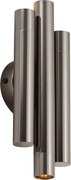 Retro nástenná lampa antracitová 3-svetelná - Pipes