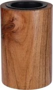 Svietnik na čajovú sviečku 6x10 cm, agátové drevo%