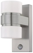 Eglo 96277 - LED Vonkajšie nástenné svietidlo s čidlom ATOLLARI 2xLED/6W