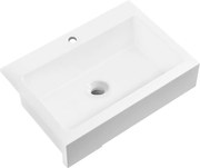 Sapho Sapho, ARYA keramický drez s otvorom pre batériu 86x62cm, biela, 50186