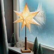 SOLVALLA Svetelná dekorácia hviezda, 25 W, 65 × 45 cm