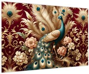 Obraz – Elegantný páv (90x60 cm)