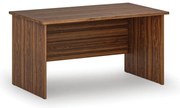 Kancelársky písací stôl PRIMO WOOD, 140x80 cm, orech