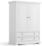 PROXIMA.store - Drevený bielizník - BELLUNO ELEGANTE FARBA: biela