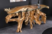 Dizajnový konzolový stolík z masívu Avanis Teak 150cm