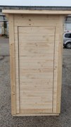 Drevený domček WC (1 × 1 m)
