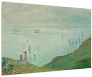 Obraz - Henri Fantin-Latour, Cliffs at Pourville, reprodukcia (90x60 cm)