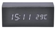 Solight CA01B − Hodiny s budíkom LED/5V/3xAAA 3000mA