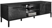 TV stolík Mango mramor čierna