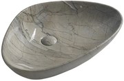 Sapho Sapho, DALMA keramické umývadlo 58,5x14x39 cm, grigio, MM213