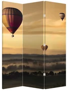 Paraván - Lietajúce balóny (126x170 cm)