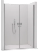 Cerano Antelo, 2-krídlové sprchové dvere 104x190 cm, 6mm číre sklo, chrómový profil, CER-CER-432328