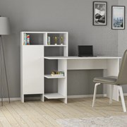 PC stolík Bobby (Biela). Akcia -22%. Vlastná spoľahlivá doprava až k Vám domov. 1072291