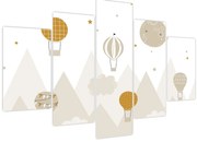 Obraz - Lietajúce balóny (150x105 cm)