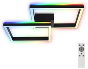 Brilo - LED RGBW Stmievateľný prisadený luster FRAME 2xLED/17W/230V 2700-6500K+ DO
