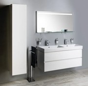 Sapho Sapho, Kúpeľňový set ODETTA 120, biela, KSET-058