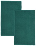 Tmavozelené rýchloschnúce/froté bavlnené osušky v súprave 2 ks 90x140 cm Quick Dry – Catherine Lansfield